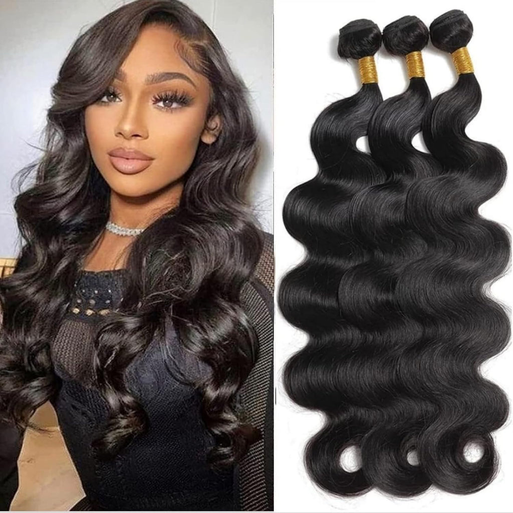 100% Virgin Human Hair Bundles Silky Soft Brazilian Hair Weft 100g