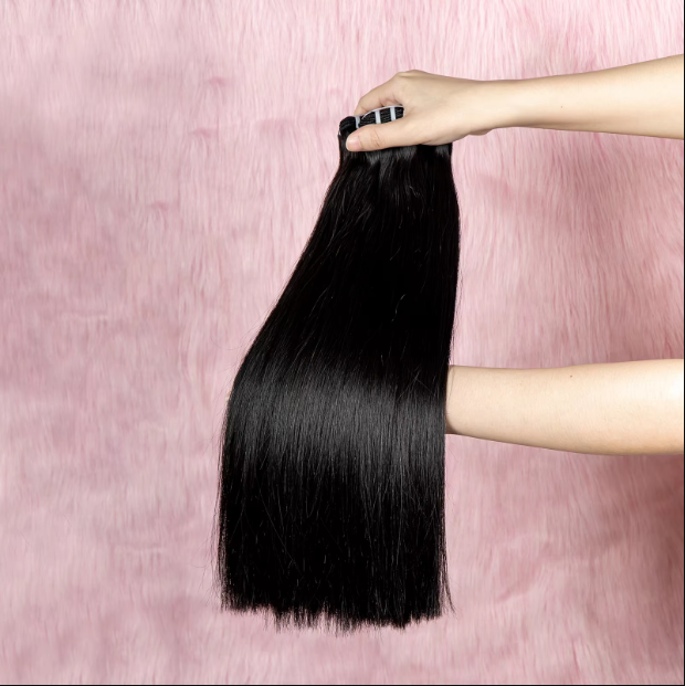 100% Virgin Human Hair Bundles Straight Silky Soft Sew-In Weave Brazilian Hair Weft 100g